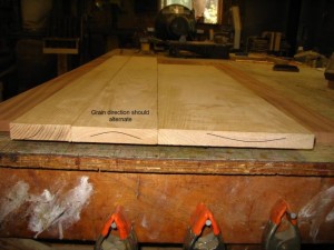 custom furniture and fabrication » how to glue up solid